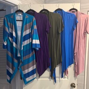 Stylish Women's Multicolor Cardigan Set